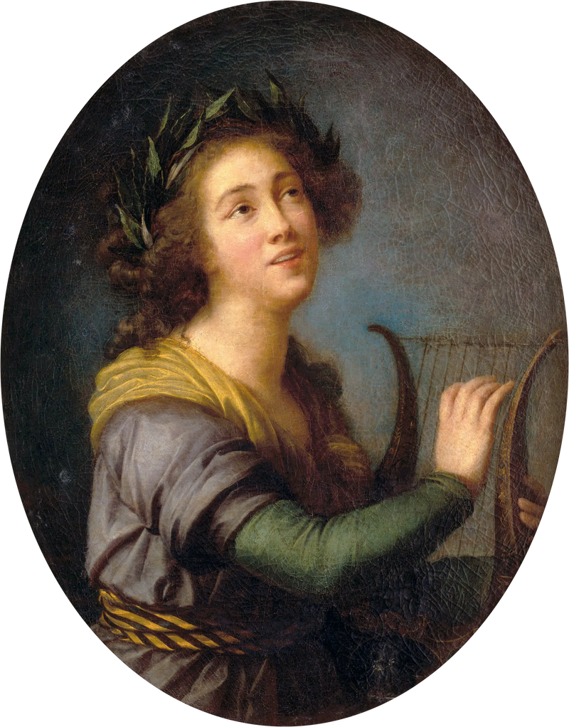 Porträtt av Luísa Todi av Élisabeth Louise Vigée-Lebrun - Élisabeth Vigeé Le Brun