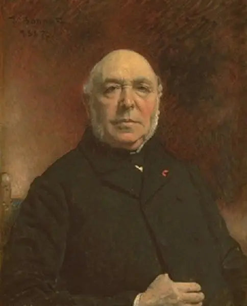 Porträtt av herr Delarue, arkitekt - Léon Bonnat
