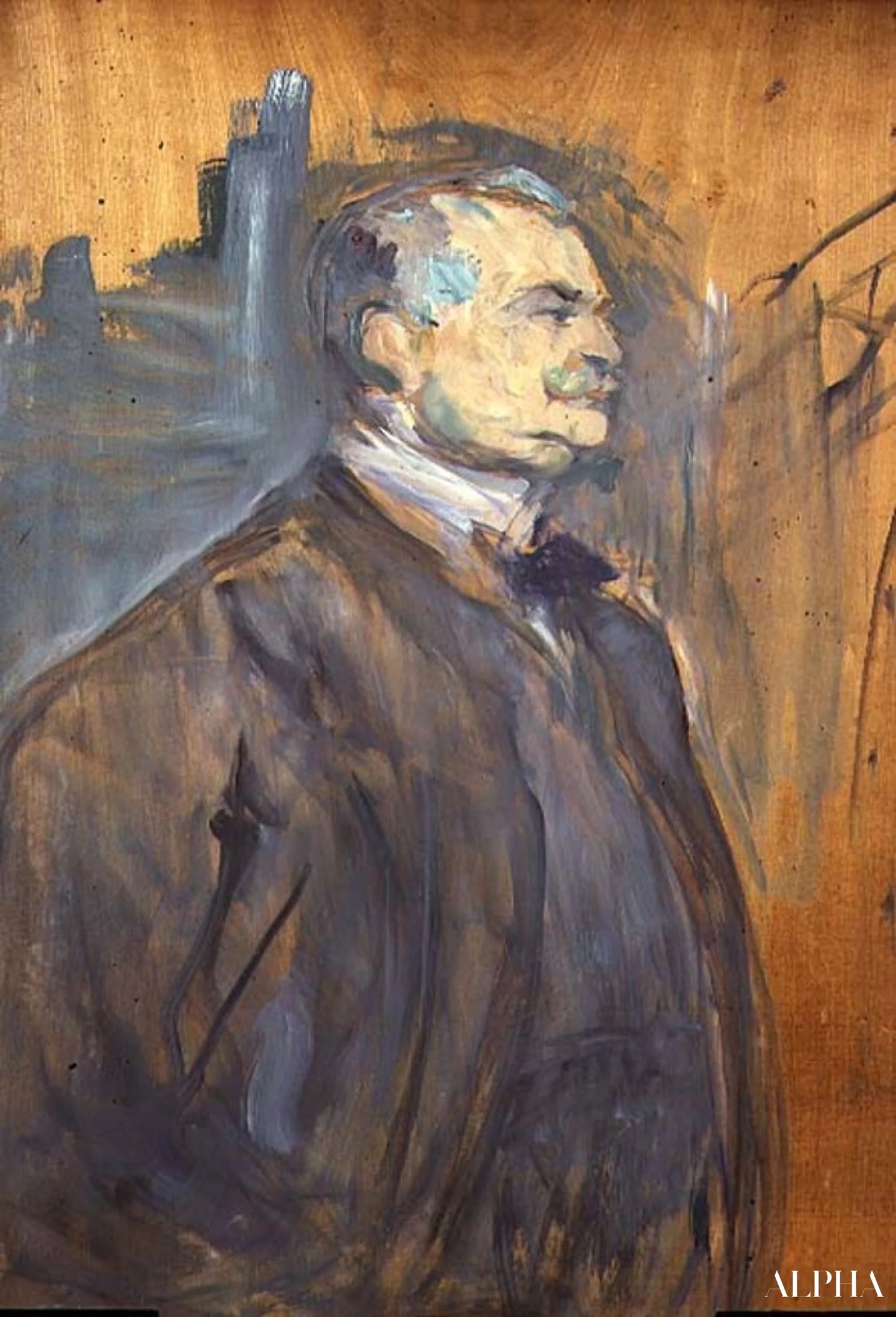 Portrait de M. Manzi - Toulouse Lautrec - Reproductions de tableaux et peintures haut de gamme