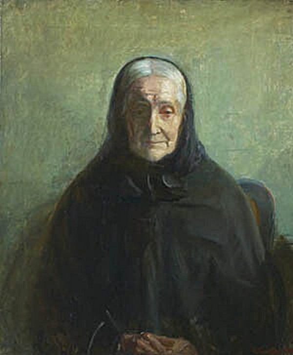 Porträtt av min mamma. - Anna Ancher