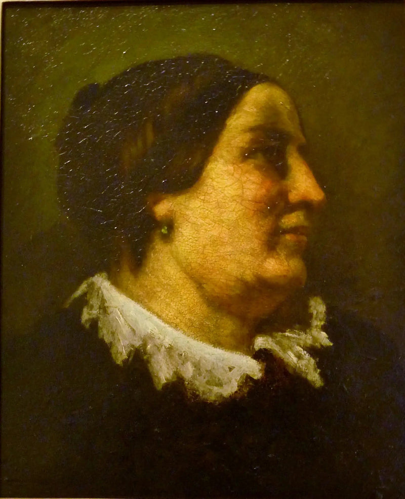 Porträtt av Madame Andler - Gustave Courbet