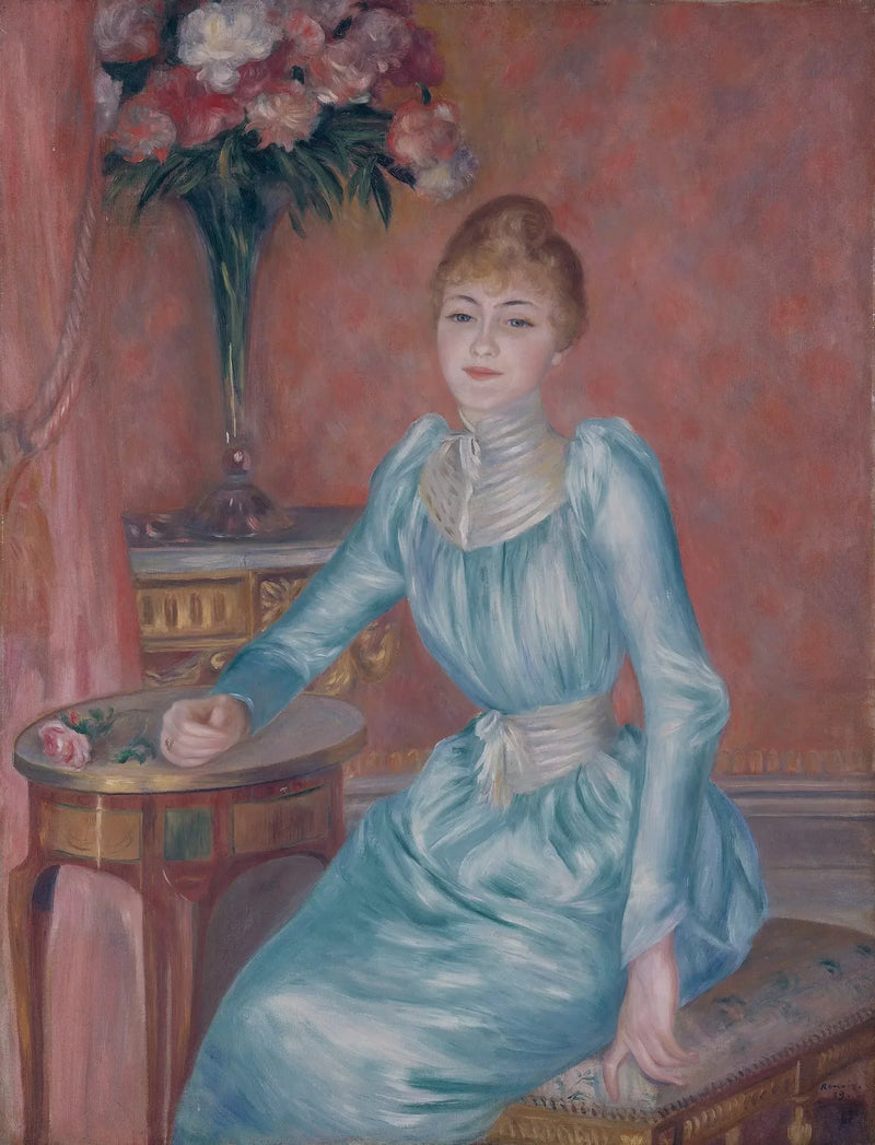 Porträtt av Madame de Bonnières - Pierre-Auguste Renoir