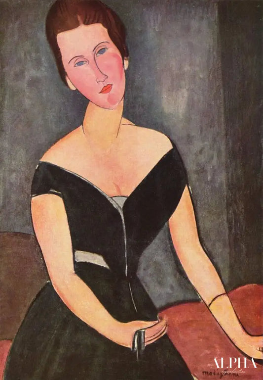 Portrait de Madame Cécile Van Muyden - Amedeo Modigliani - Reproductions de tableaux et peintures haut de gamme