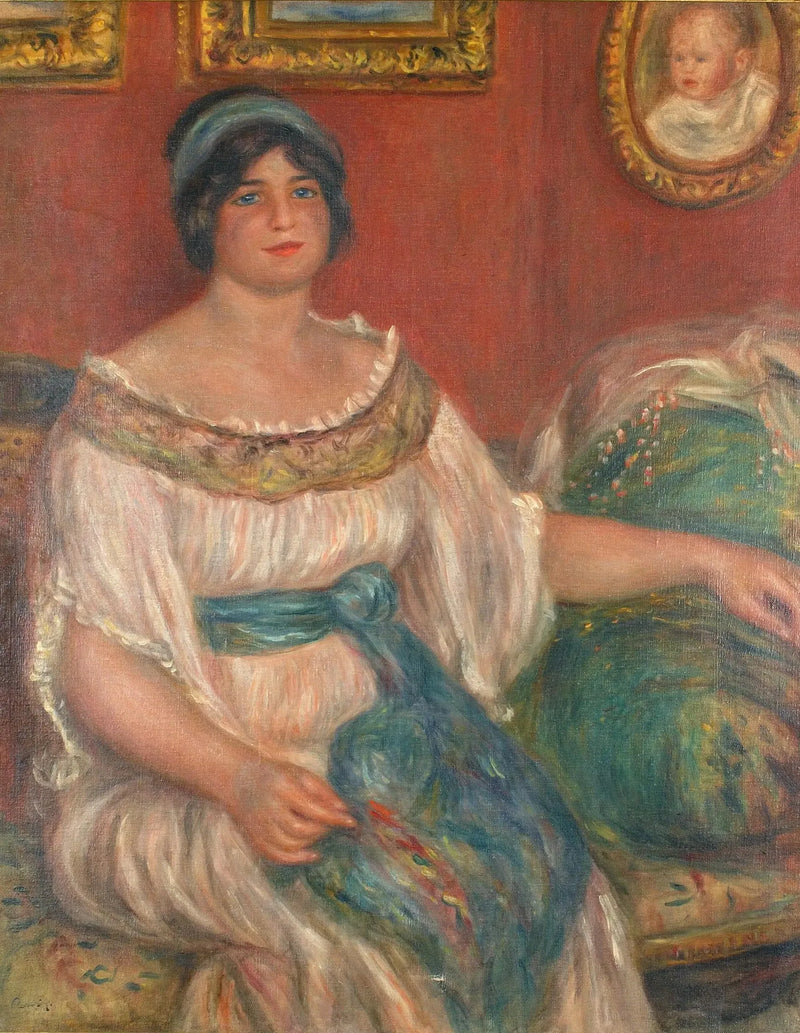 Porträtt av Madame Colonna Romano - Pierre-Auguste Renoir