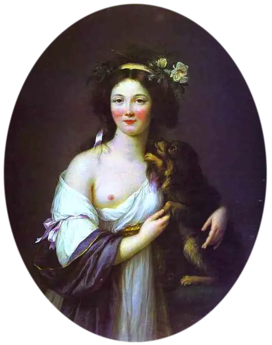 Porträtt av Madame d'Aguesseau - Élisabeth Vigée Le Brun