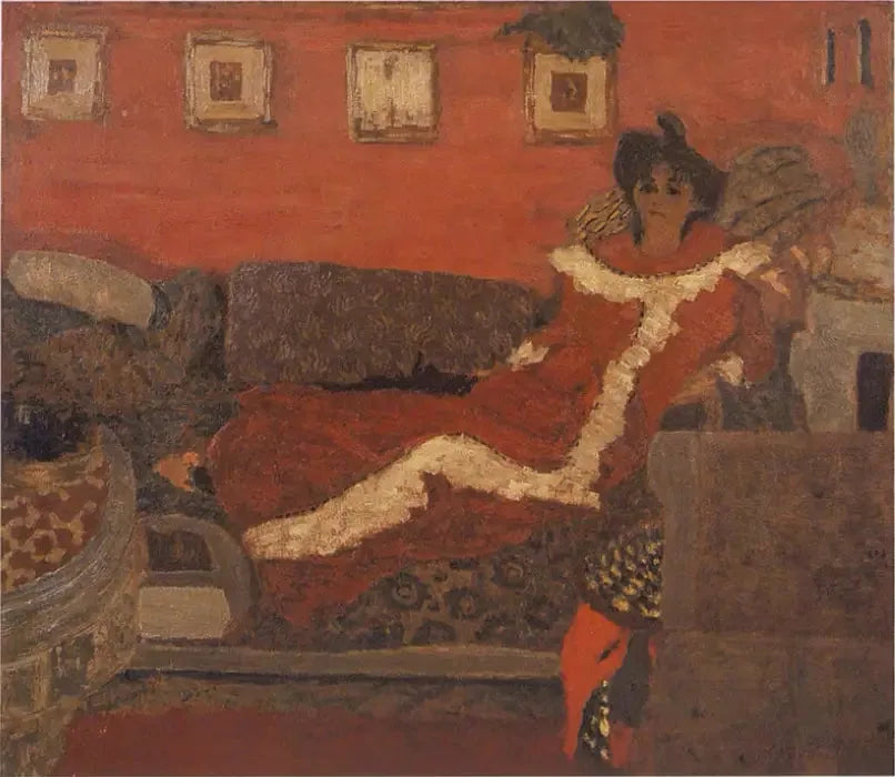 Porträtt av Madame Delierre - Édouard Vuillard