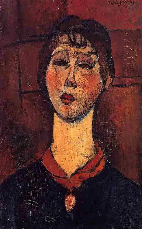 Porträtt av Madame Dorival - Amedeo Modigliani