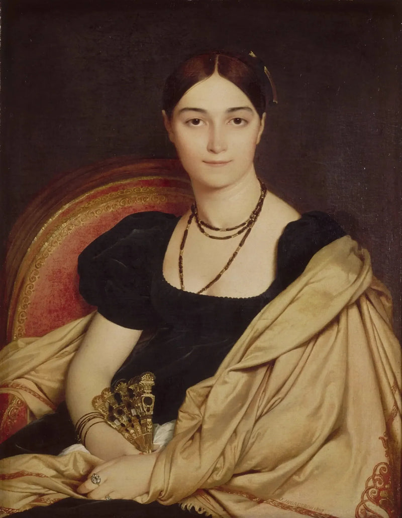 Porträtt av Madame Duvaucey - Jean-Auguste-Dominique Ingres