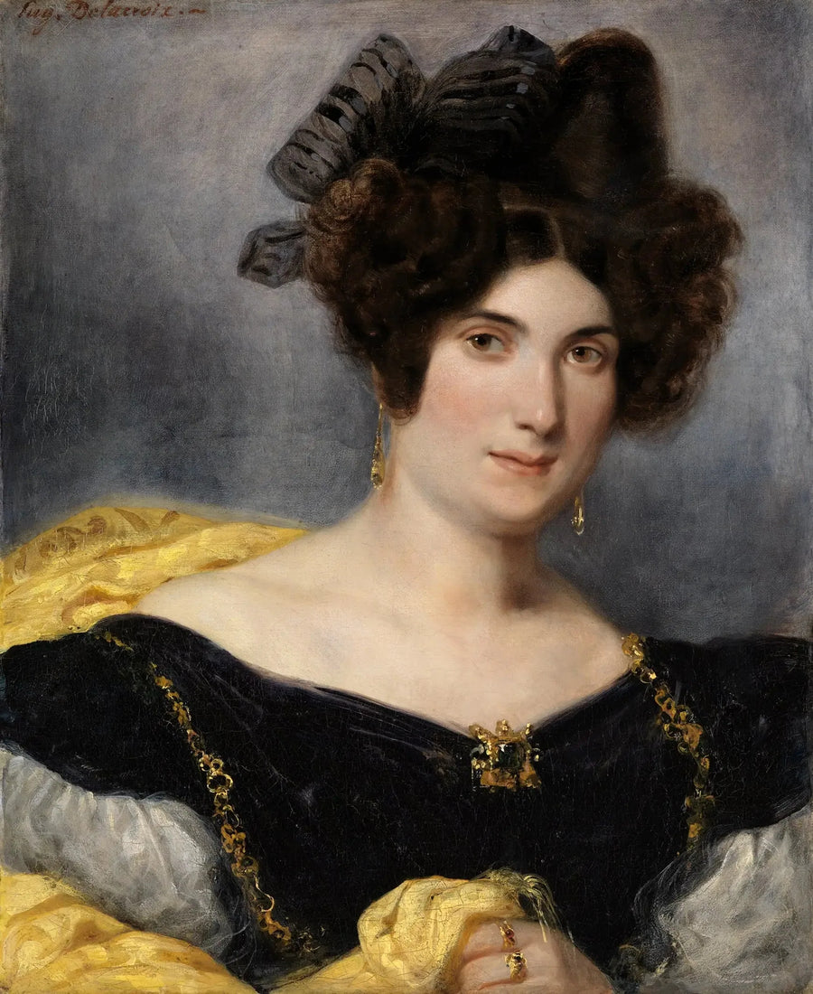 Porträtt av Madame François Simon - Eugène Delacroix