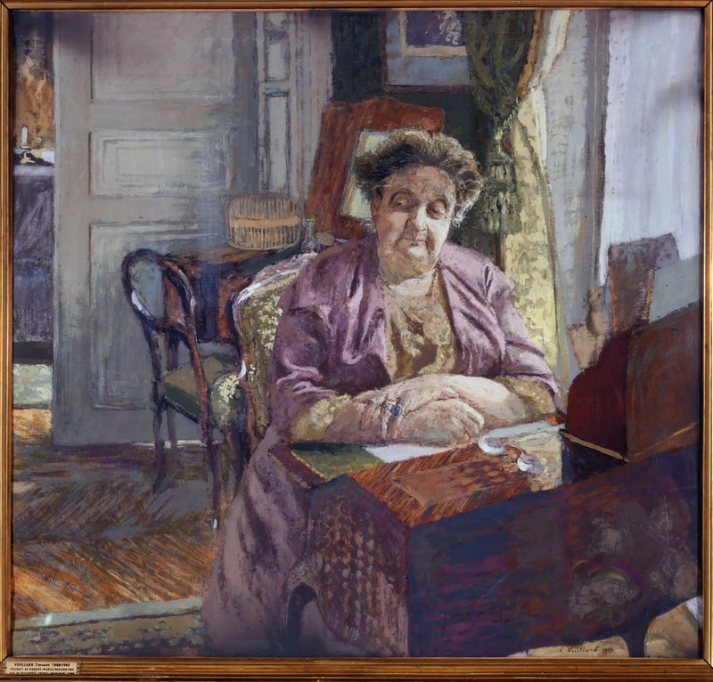Porträtt av Madame Frantz Jourdain - Édouard Vuillard