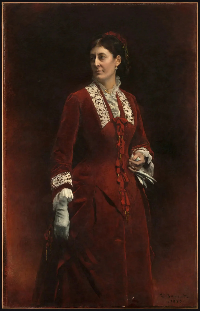 Porträtt av Madame Georges Ehrler - Léon Bonnat