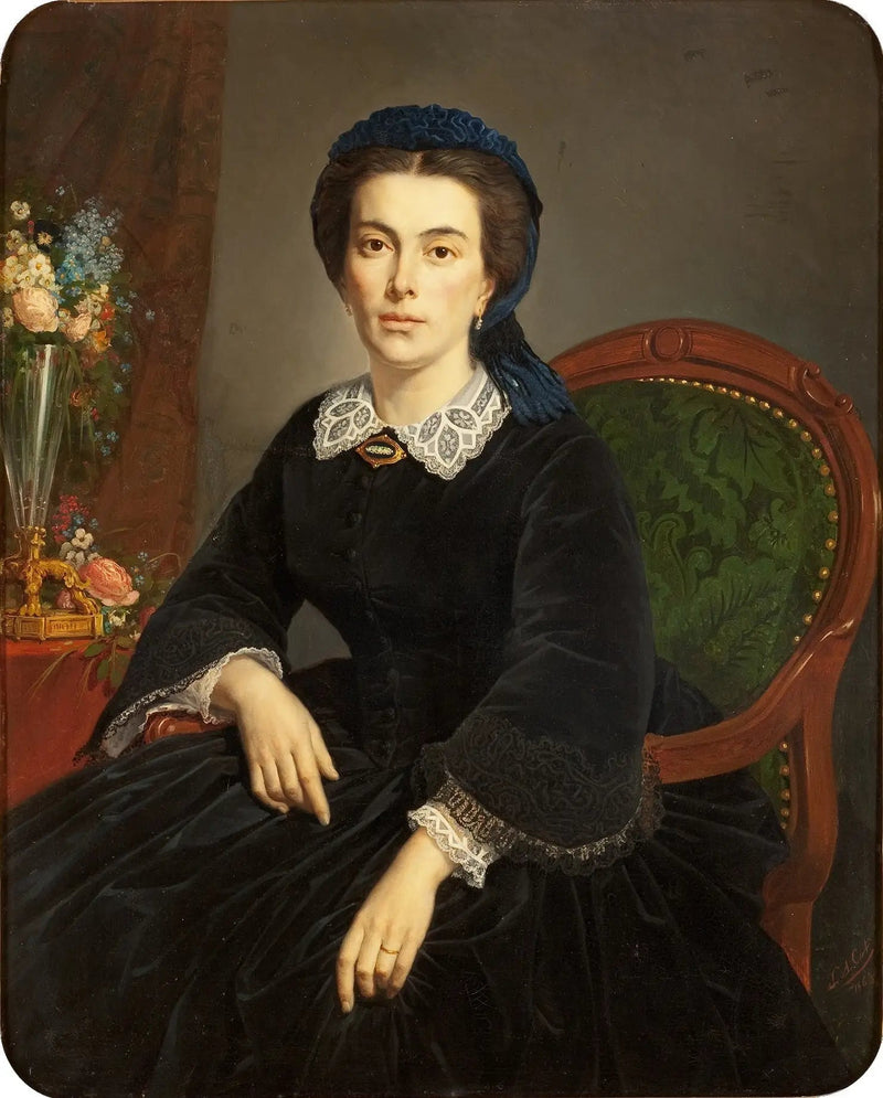 Porträtt av Madame Gervais - Pierre Auguste Cot