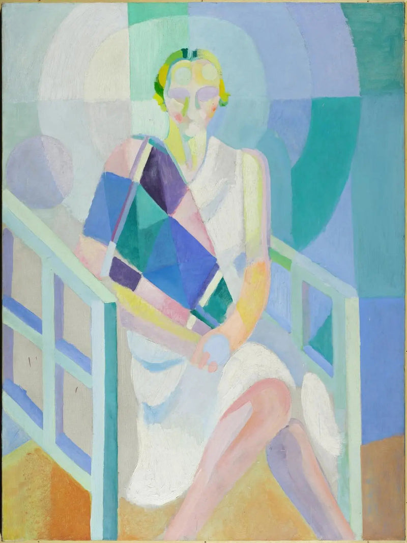 Porträtt av Madame Heim - Robert Delaunay