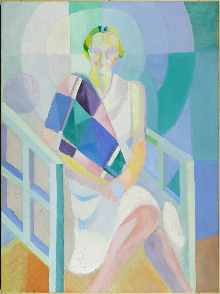 Porträtt av Madame Heim - Robert Delaunay