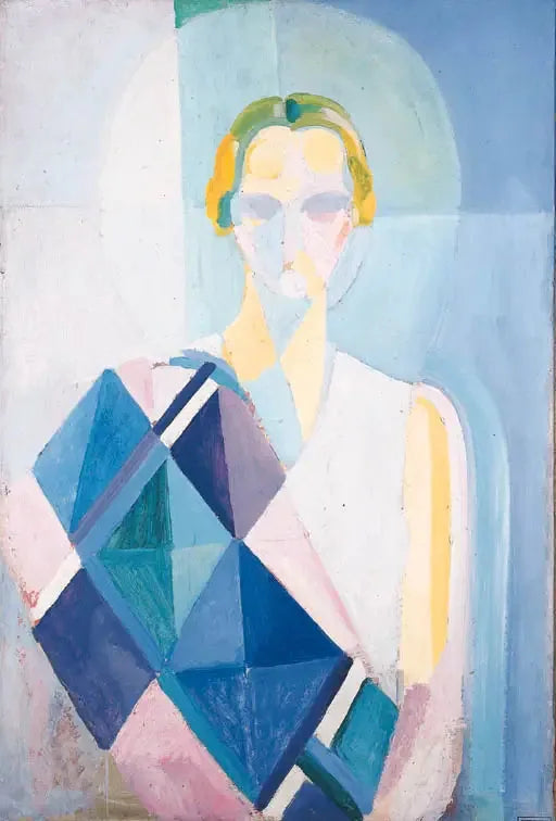 Porträtt av Madame Heim - Robert Delaunay