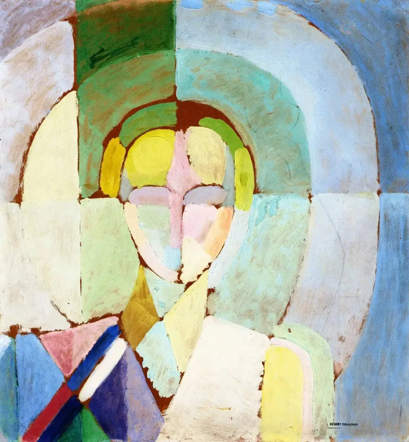 Porträtt av Madame Heim - Robert Delaunay