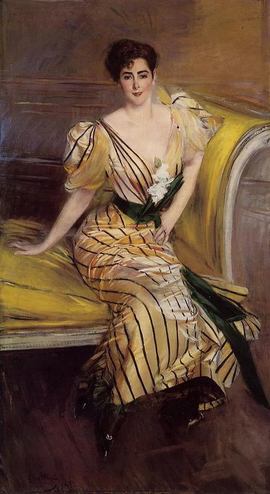 Porträtt av Madame Joséphine Alvear de Errazuriz - Giovanni Boldini
