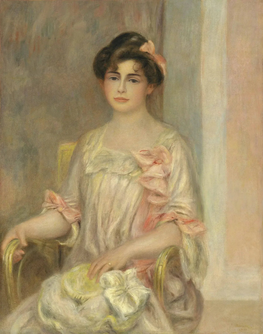 Porträtt av Madame Josse Bernheim-Dauberville - Pierre-Auguste Renoir