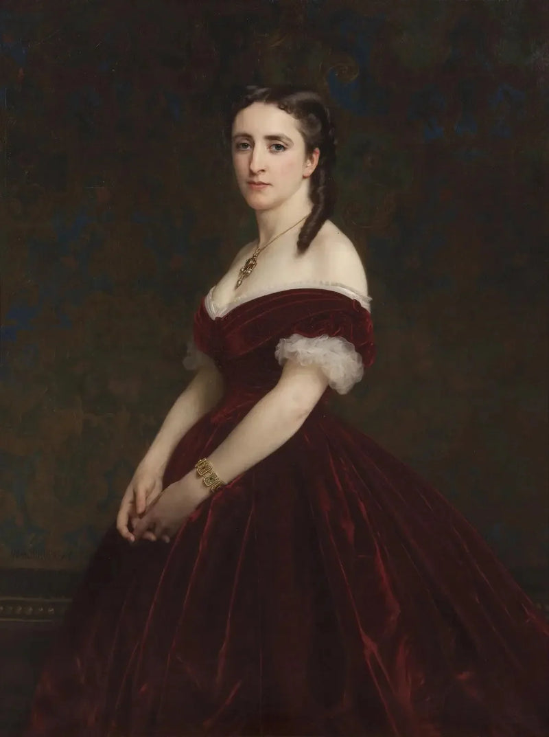 Porträtt av Madame vicomtesse de Chabrol - Bouguereau