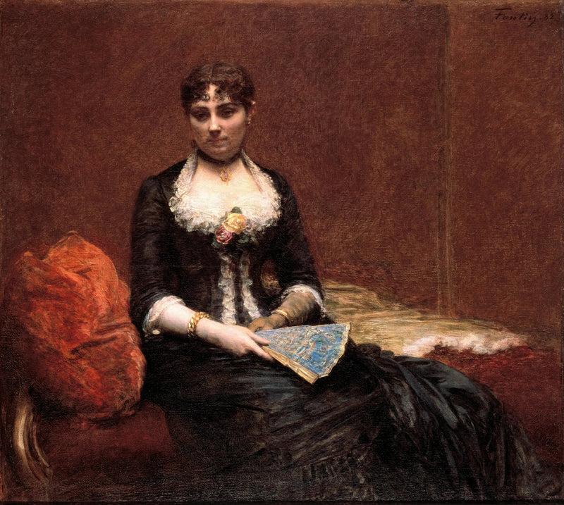 Porträtt av Madame Léon Maître (Porträtt av Madame Léon Maître) - Henri Fantin-Latour