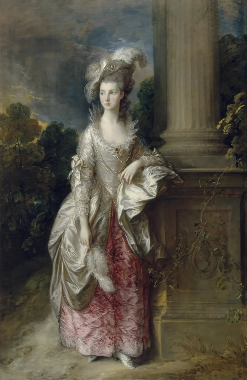 Porträtt av Madame Mary Graham - Thomas Gainsborough