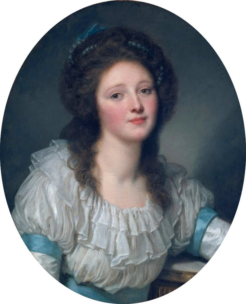 Porträtt av Madame Mercier - Jean-Baptiste Greuze