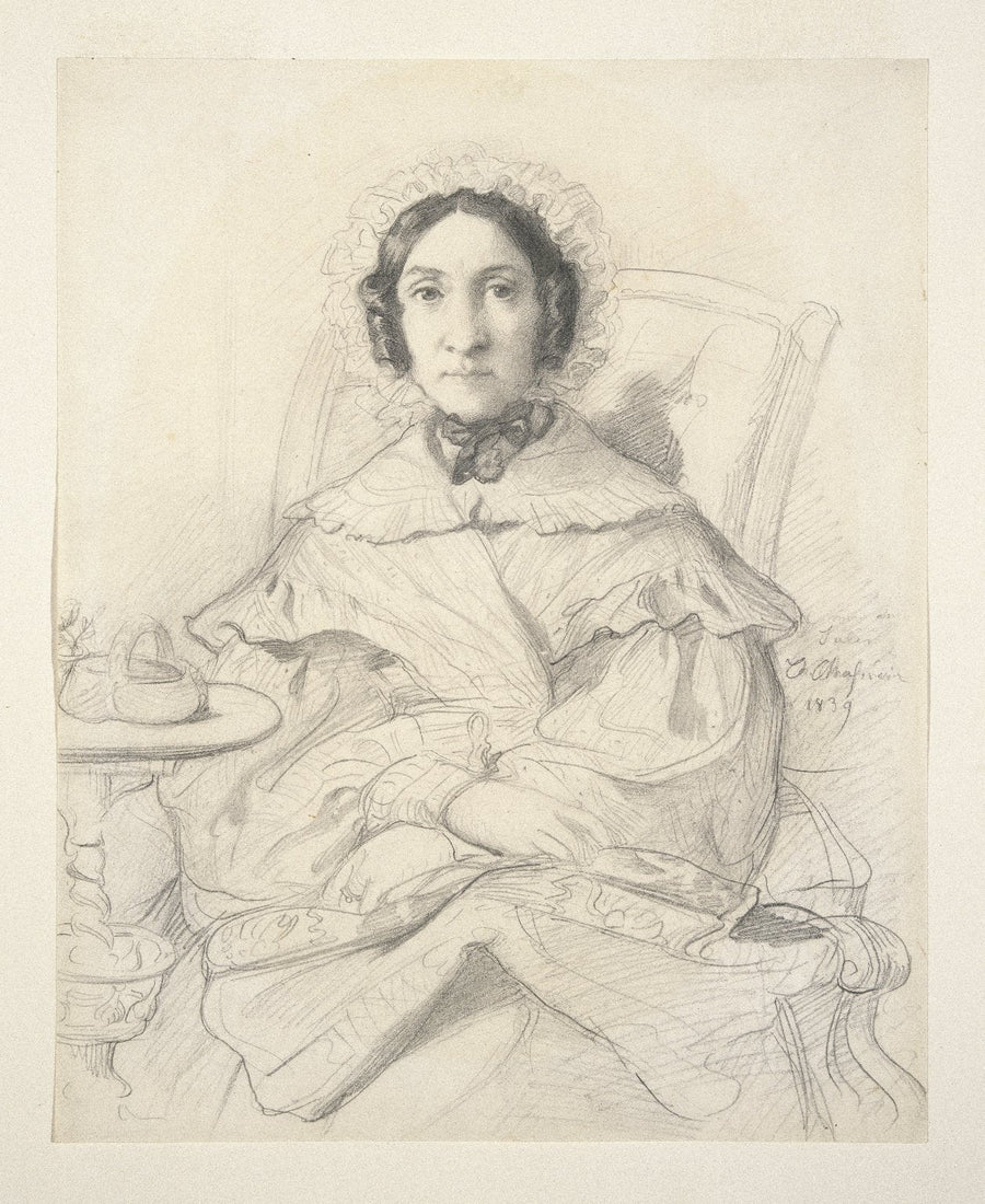 Porträtt av Madame Monnerot - Théodore Chassériau