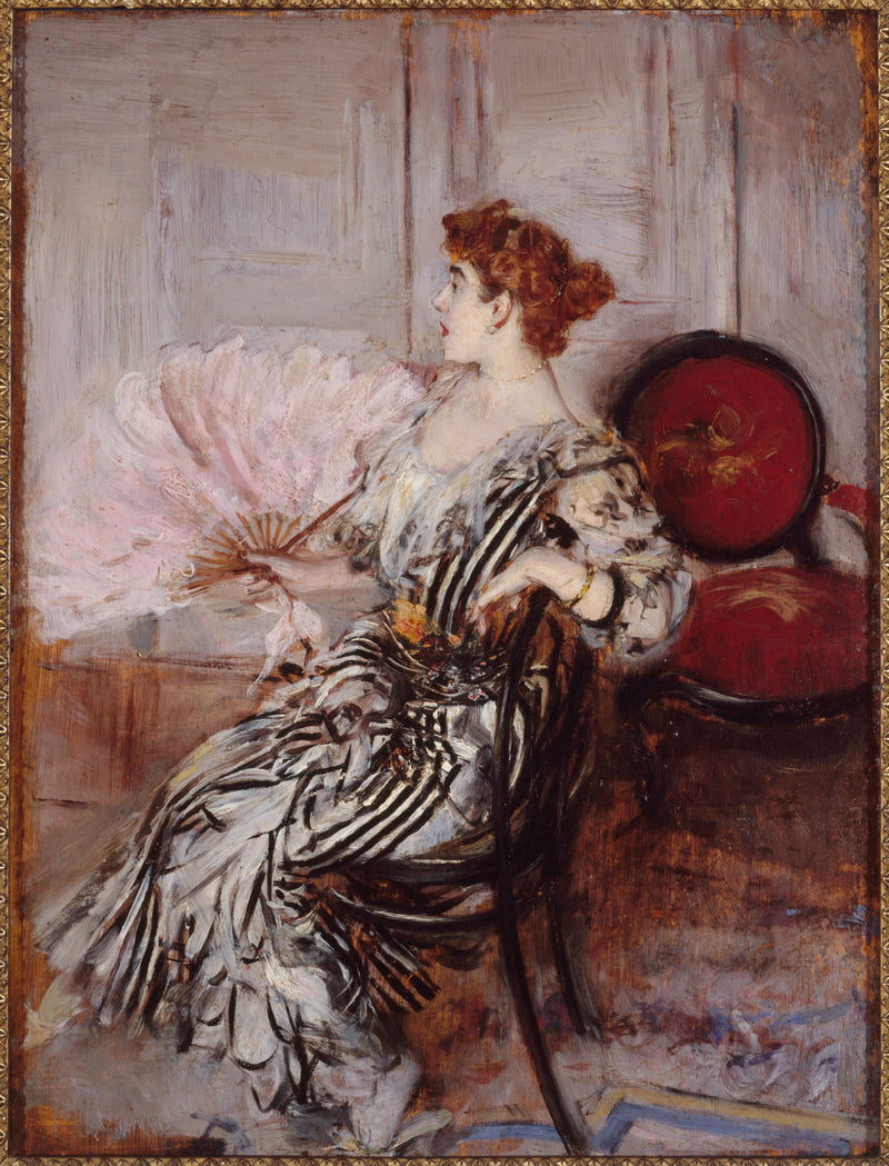 Porträtt av Madame Torri, dansös vid Operan - Giovanni Boldini