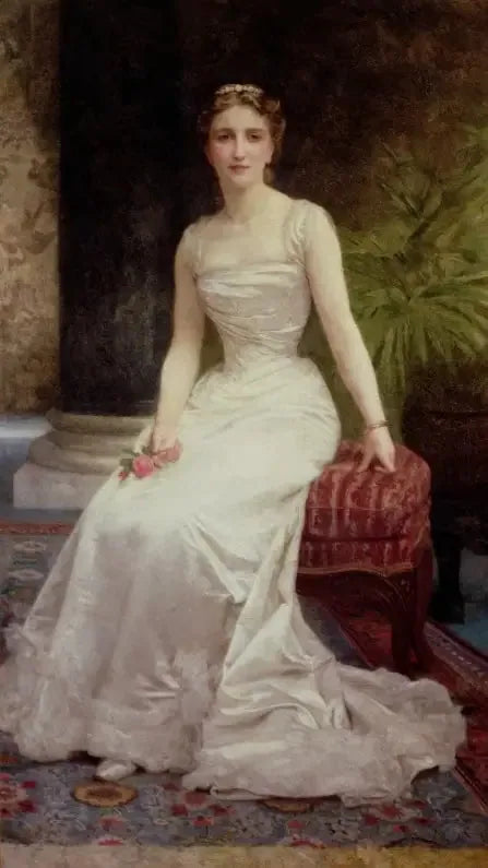 Porträtt av Madame Victor Olry Roederer - Bouguereau