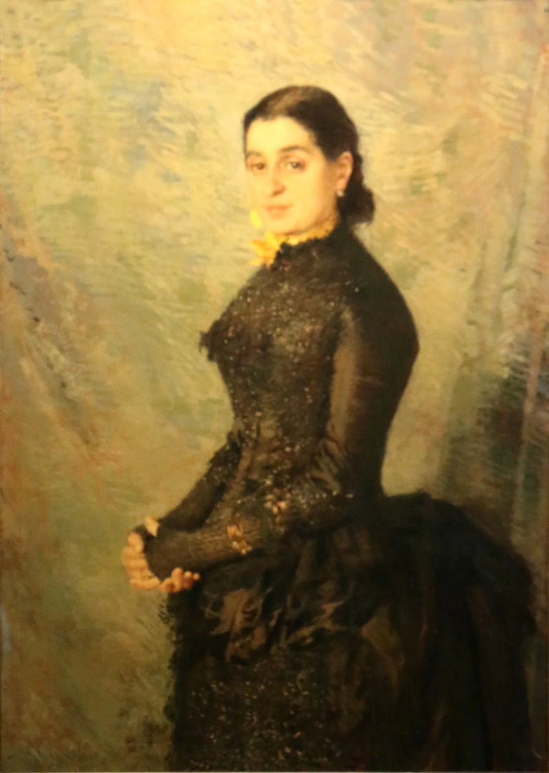 Madam Wiener-porträtt - Théodore van Rysselberghe