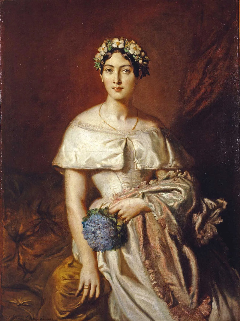 Porträtt av fröken de Cabarrus - Théodore Chassériau