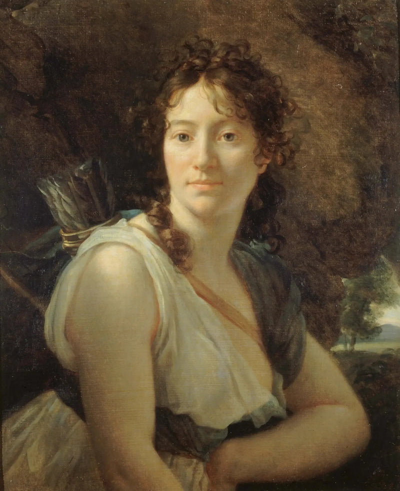 Porträtt av Mademoiselle Duchesnois (1777-1835), medlem av Comédie-Française, i rollen som Dido - François Gérard
