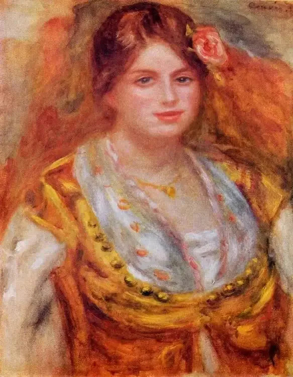 Porträtt av Mademoiselle François - Pierre-Auguste Renoir