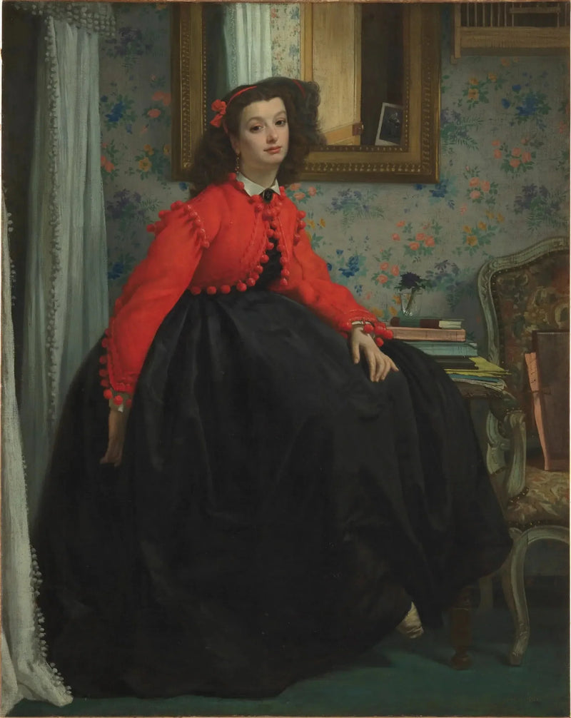 Porträtt av Mademoiselle L.L. - James Tissot