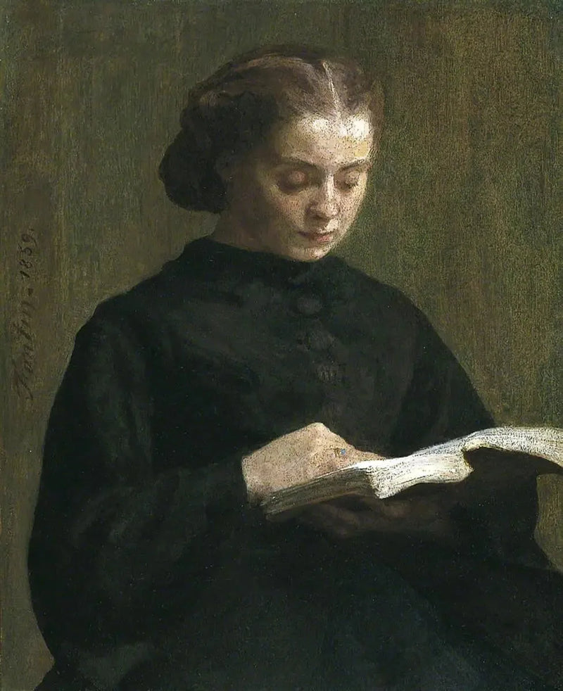 Porträtt av Mademoiselle Marie Fantin-Latour - Henri Fantin-Latour