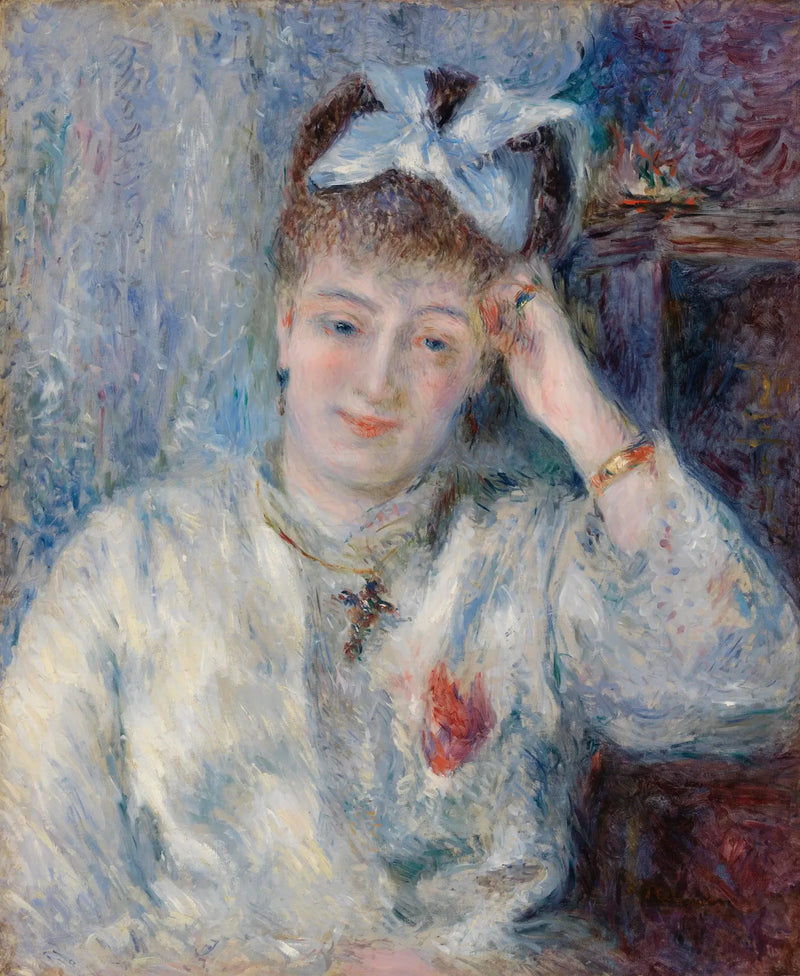 Porträtt av Mademoiselle Marie Murer (Porträtt av Mademoiselle Marie Murer) - Pierre-Auguste Renoir