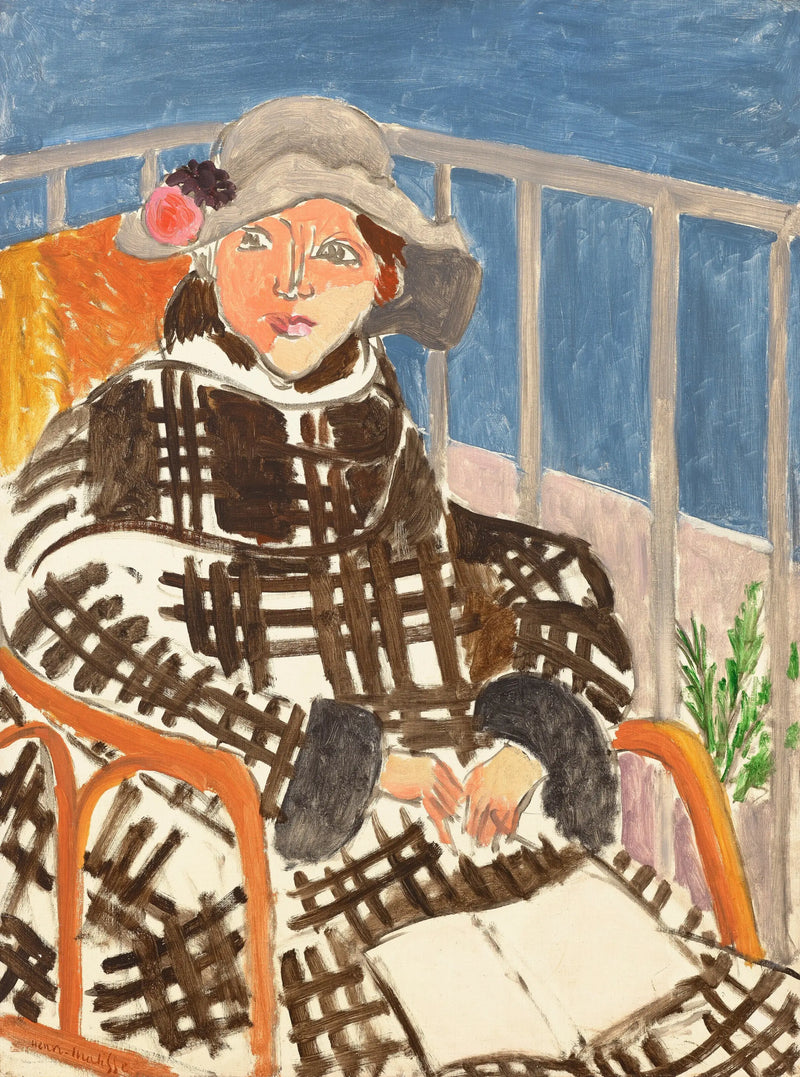 Porträtt av Mademoiselle Matisse - Henri Matisse