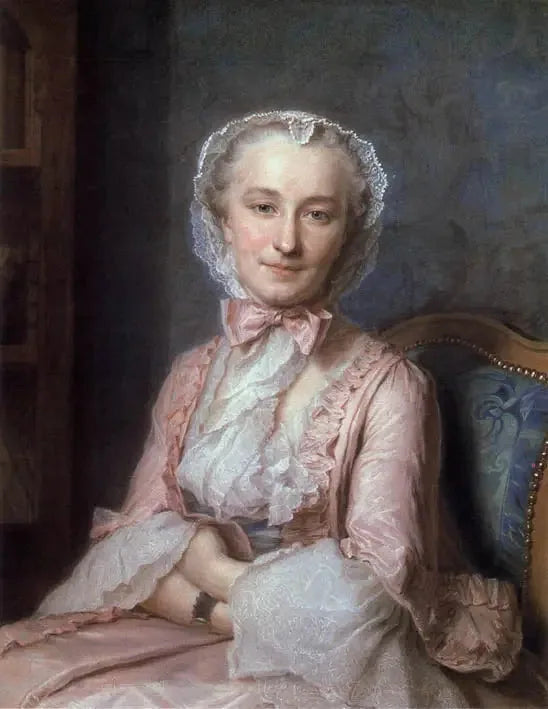 Porträtt av Mademoiselle Sallé - Maurice-Quentin de La Tour