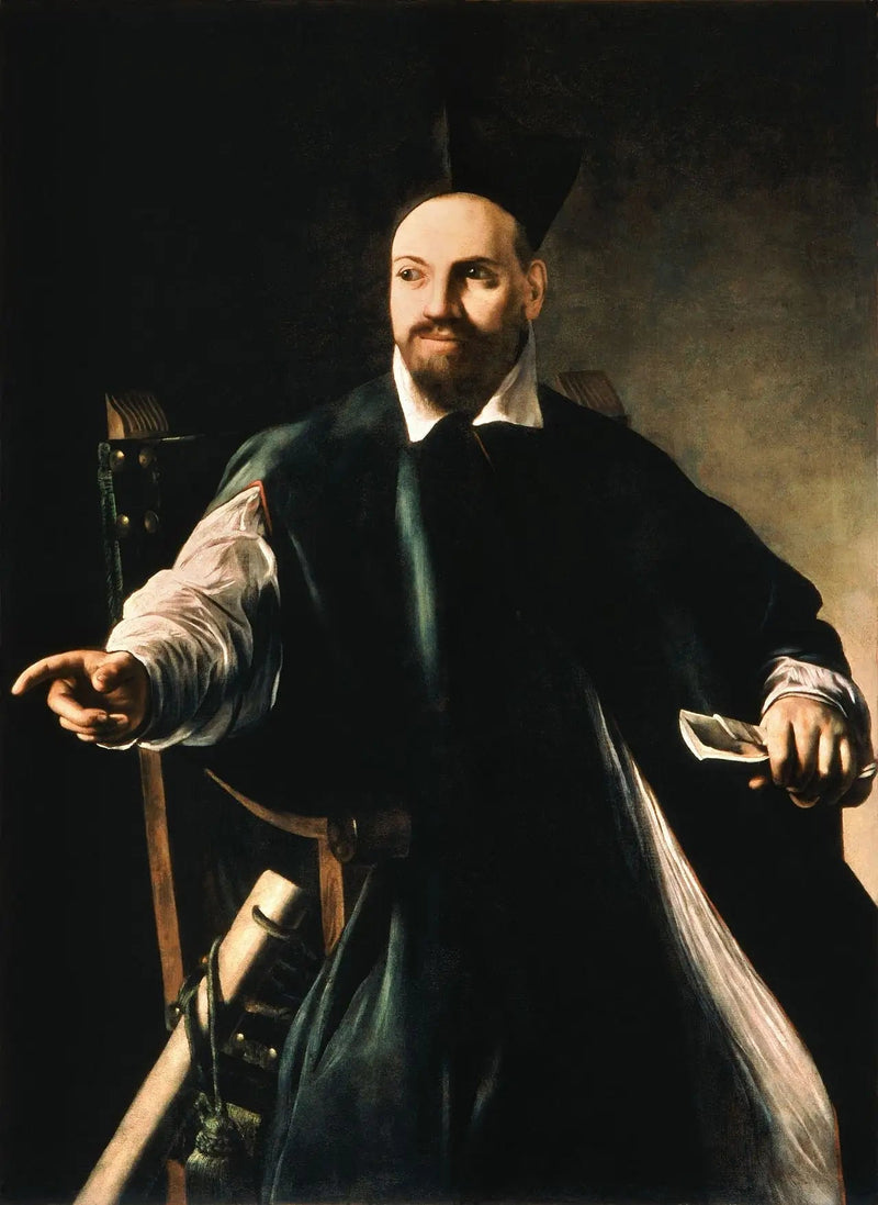 Porträtt av Maffeo Barberini - Caravaggio