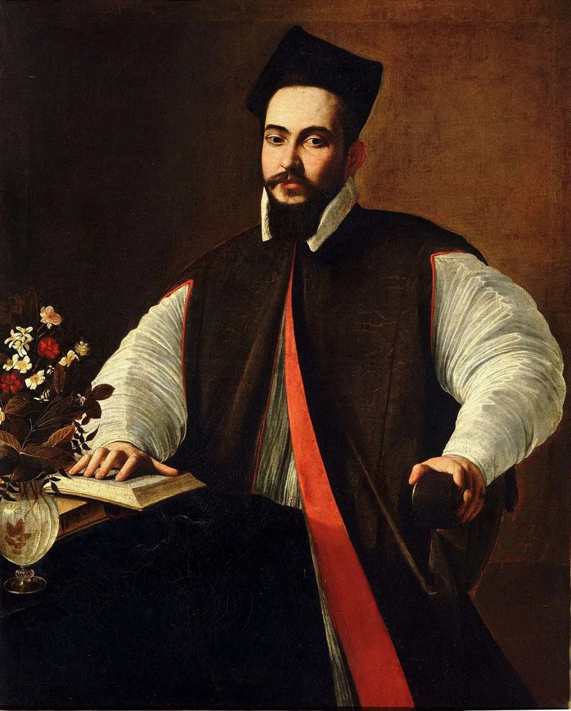 Porträtt av Maffeo Barberini (Påve Urban VIII) - Caravaggio