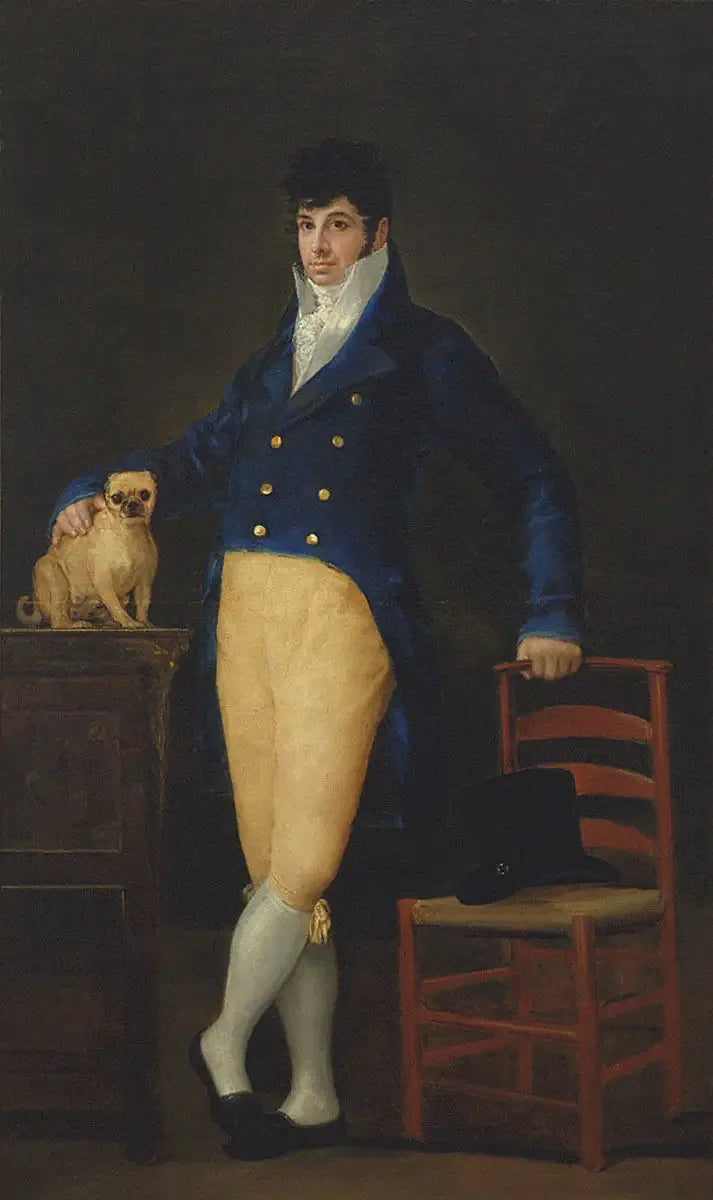 Porträtt av Manuel García de la Prada - Francisco de Goya