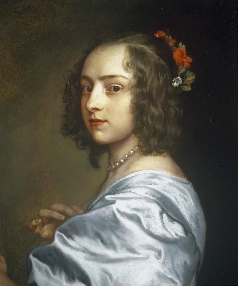 Porträtt av Margaret Lemon - Antoine van Dyck