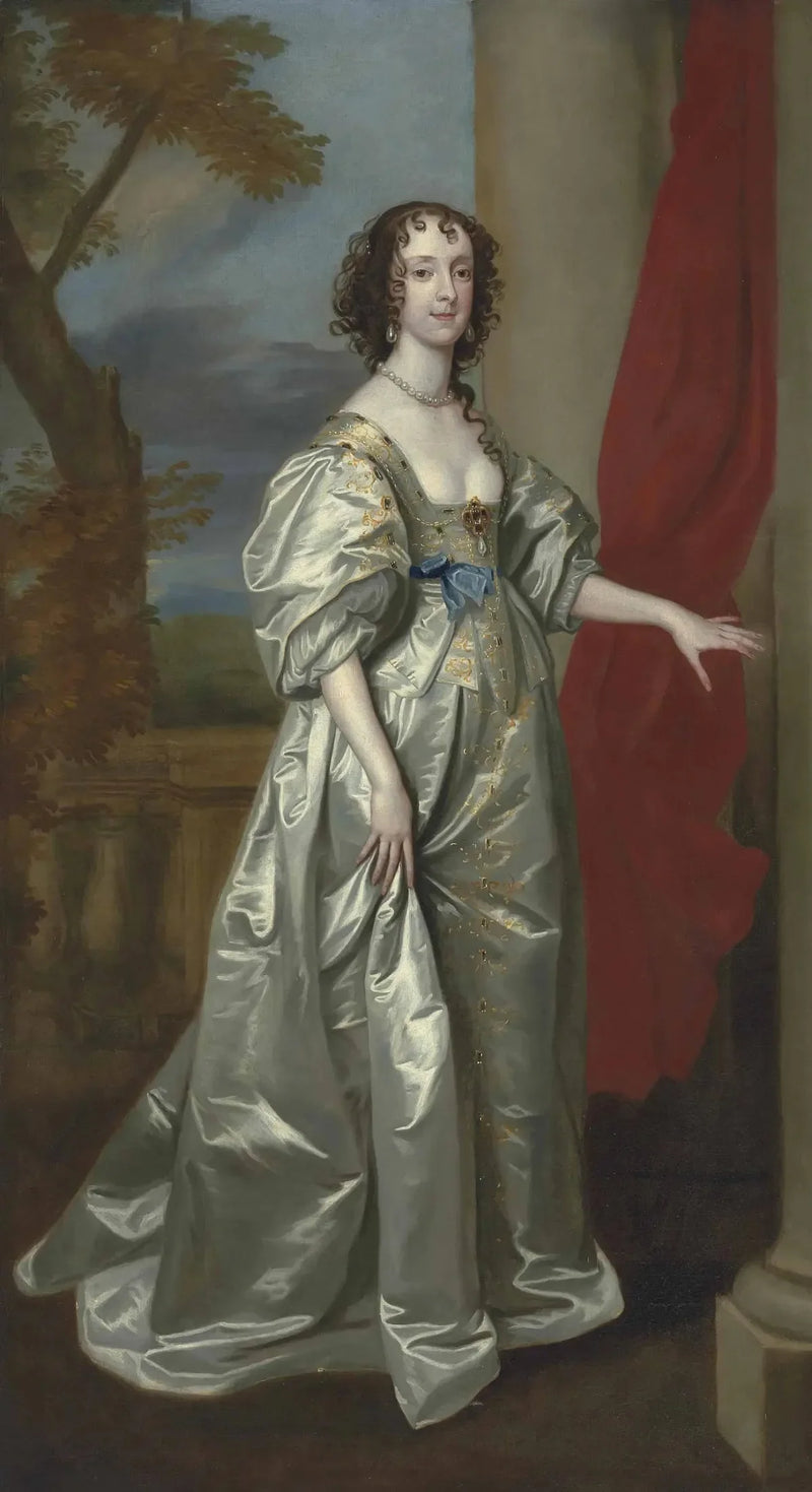 Porträtt av Margaret Smith, fru Thomas Carey, senare Lady Edward Herbert (1606-1678) - Antoine van Dyck