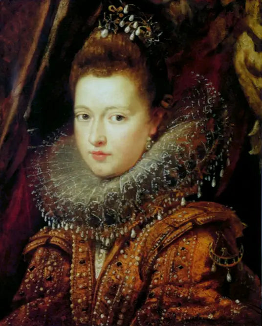 Porträtt av Margherita Gonzaga (fragment) - Peter Paul Rubens