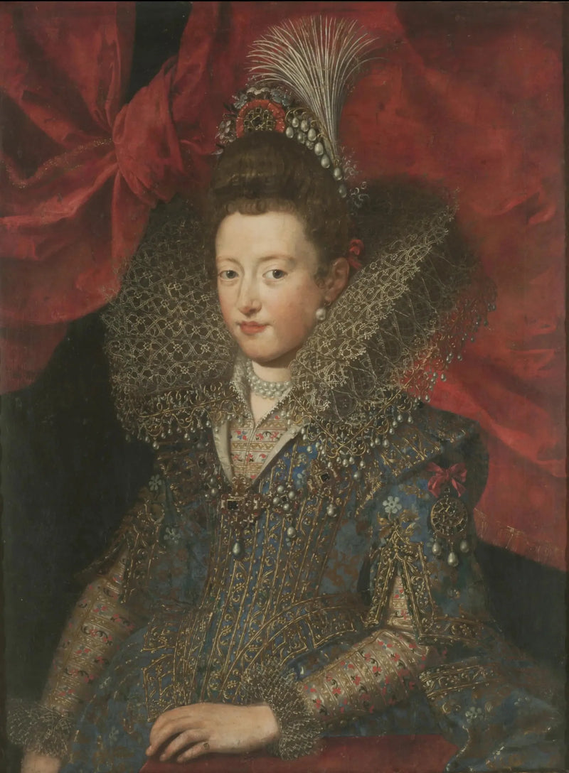 Porträtt av Marguerite Gonzague - Frans Pourbus den yngre