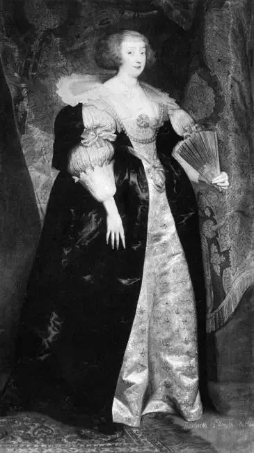 Porträtt av Marguerite, prinsessa av Lorraine (1615-1672), hustru till Gaston d'Orléans - Antoine van Dyck