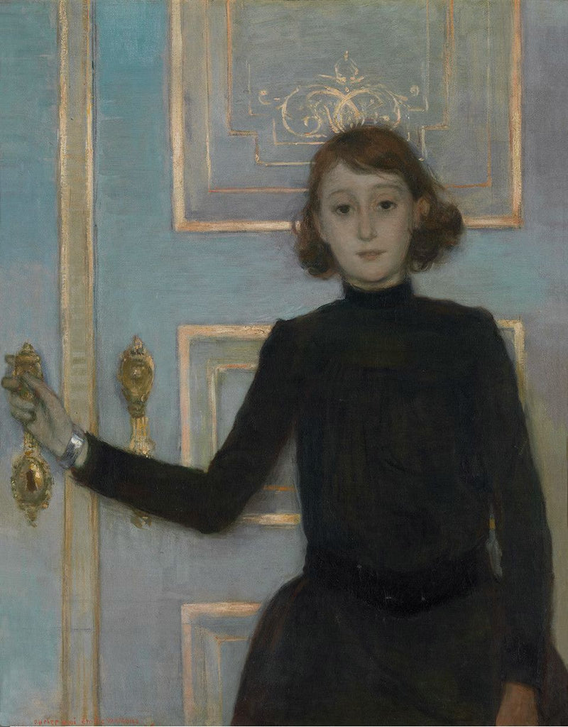 Porträtt av Marguerite Van Mons - Théo van Rysselberghe