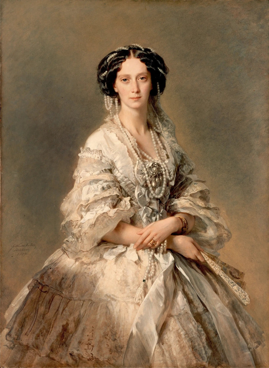Porträtt av Maria Alexandrovna - Franz Xaver Winterhalter