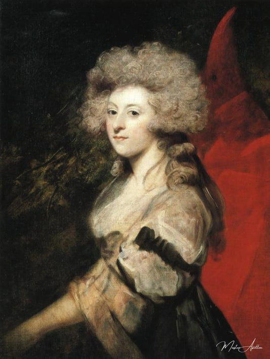 Portrait de Maria Anne Fitzherbert - Joshua Reynolds - Reproductions de tableaux et peintures haut de gamme