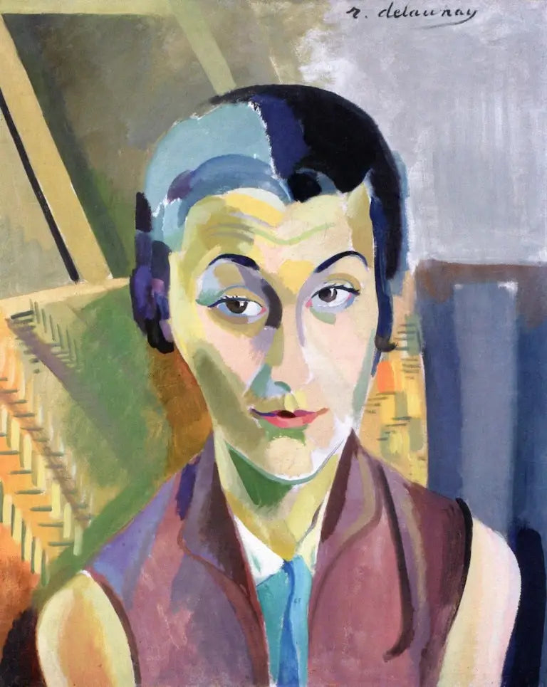Porträtt av Maria Lani - Robert Delaunay